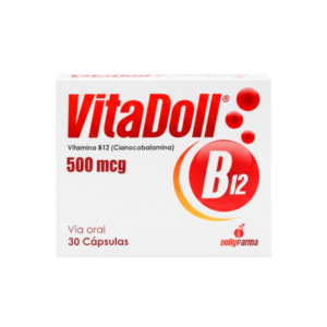 VITADOLL B12  500MCG X 30 CAP (CIANOCOBALAMINA) (DOLLYPHARMA)