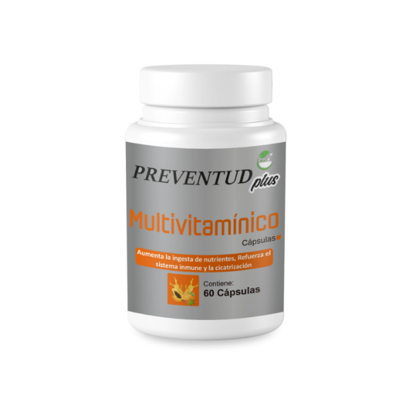 MULTIVITAMINICO (VITAMINA C-D-E-A + ZINC) X 60 CAP (PREVENTUD PLUS)