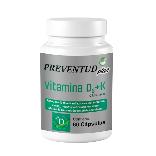 VITAMINA D3+K2X 60 CAP (PREVENTUDPLUS)(TABLETA)