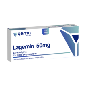 LAGEMIN 50 MG  X 10 TAB  (LAMOTRIGINA) (LABS GEMA)