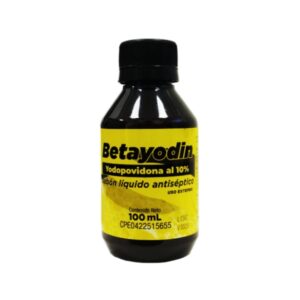 POVIDONA YODADA SOLUCION DE LIMPIEZA AL 10% X 100 ML (USO EXTERNO) BETAYODIN (LY