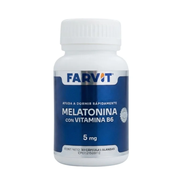 MELATONINA 5M CON VITAMINA B6 X 30 TAB FARVIT BIOFAR
