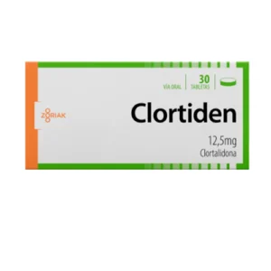 CLORTIDEN 12.5 MG X 30 TAB (CLORTALIDONA)(ZORIAK)