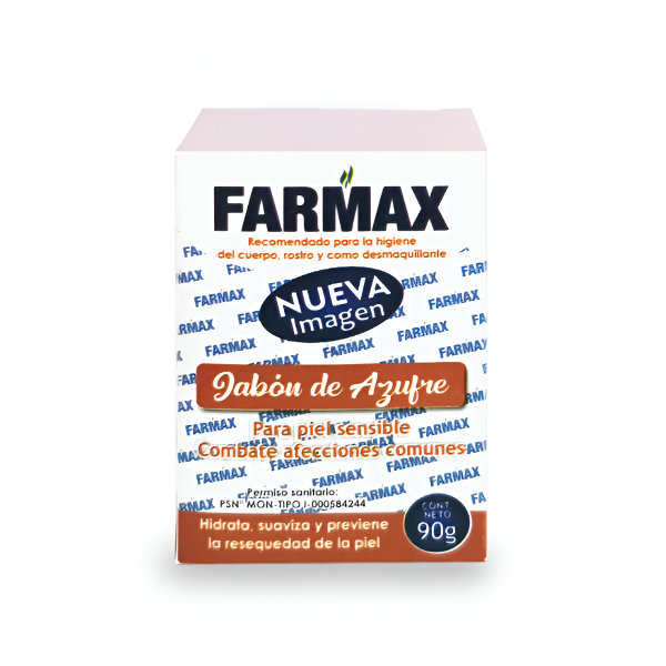 JABON DE AZUFRE 90 GR (FARMAX)(RECETURA)