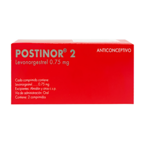 POSTINOR 2 0.75 MG X 2 TAB (LEVONORGESTREL) (GEDEON RICHTER) (RG)