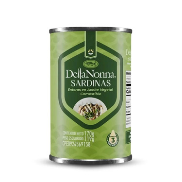SARDINA DELLA NONNA ENTERAS EN ACEITE VEGETAL (MISCELANEOS)