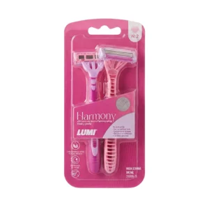 AFEITADORA LUMI HARMONY 3 HOJILLAS X2 UNID