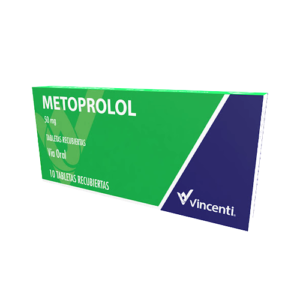 METOPROLOL 50MG X 10 TAB (VINCENTI)