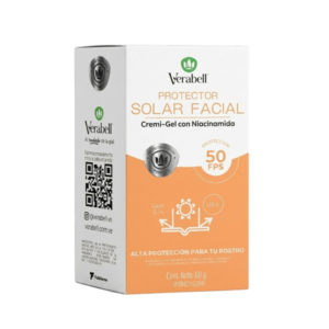 PROTECTOR SOLAR FACIAL 50FPS 60G CREMI-GEL + NIACINAMIDA VERABELL
