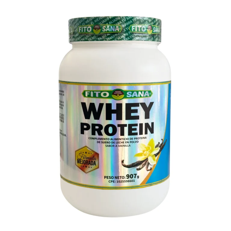 WHEY PROTEIN SABOR VAINILLA 26 SERV X 907G (FITOSANA)