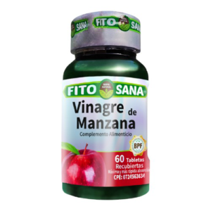 VINAGRE DE MANZANA 480MG X 60 TAB (FITOSANA)