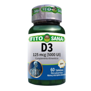 VITAMINA D3 125MCG X 60 TABR (FITOSANA)