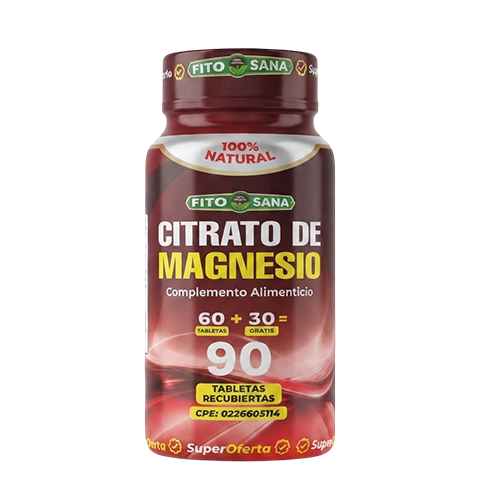 CITRATO DE MAGNESIO 400MG X 90 TAB FITOSANA