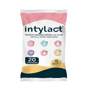 TOALLITAS HUMEDAS INTYLACT MANZANILLA X 20UND