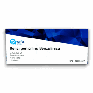 BENCILPENICILINA BENZETINICA X 2.400.000 UI X 1 AMP (PENICILINA) (ALFA)