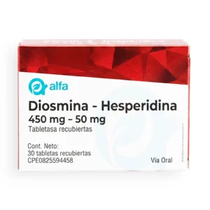 DIOSMINA – HESPERIDINA 450 – 50 MG  X 10 TAB (ALFA)