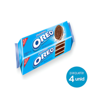 GALLETA OREO CHOCOLATE 32G X 4UND (NABISCO)