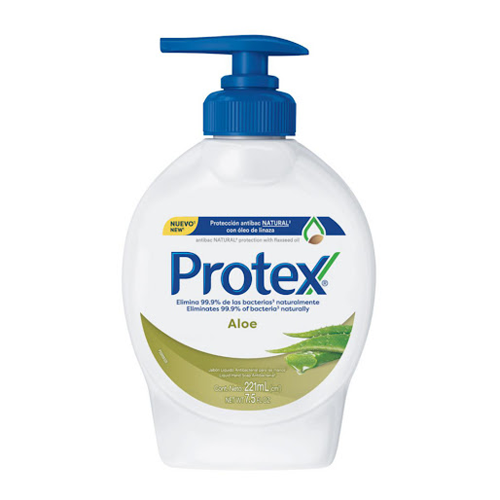 JABON LIQUIDO PARA MANOS PROTEX ALOE VERA 221ML