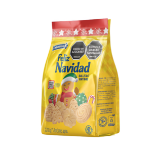 GALLETAS FELIZ NAVIDAD 150GR (COLOMBINA)(MISCELANEOS)