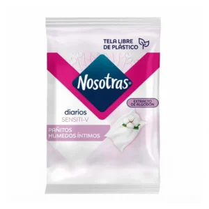 PAÑITOS HUMEDOS INTIMOS NOSOTRAS SENSITI-V X 16UND (MISCELANEOS)