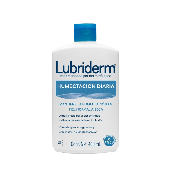 LUBRIDERM HUMECTACION DIARIA 400ML