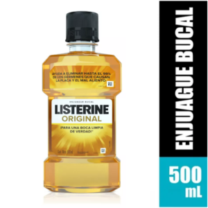 LISTERINE ORIGINAL 500ML (AMARILLO)
