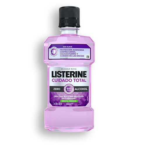 LISTERINE CUIDADO TOTAL ZERO ALCOHOL 180ML (MORADO)