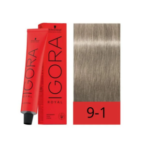 TINTE PARA CABELLO COLOR 9-1 RUBIO EXTRA CLARO X 50 MG (IGORA)
