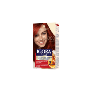 KIT DE TINTES PARA CABELLO COLOR 6-888 RUBI APASIONADO (IGORA)