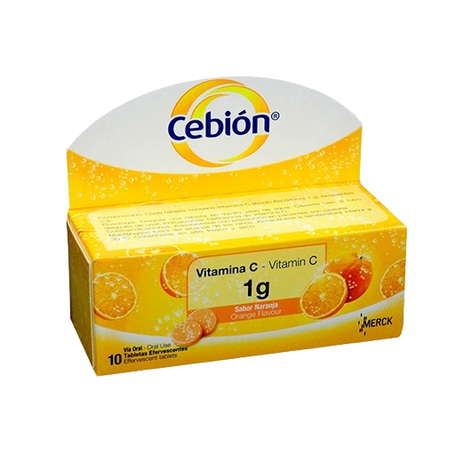 CEBION 1GR X 10 TAB EFERV (VITAMINA C)(TABLETAS) FARMA, S.A.
