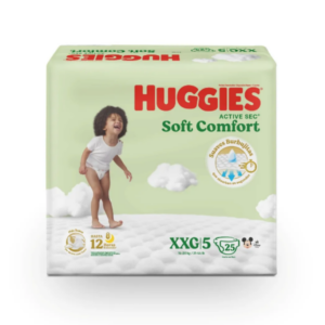 PAÑAL HUGGIES ACTIVE SEC SOFT COMFORT TALLA XXG X 25 UND
