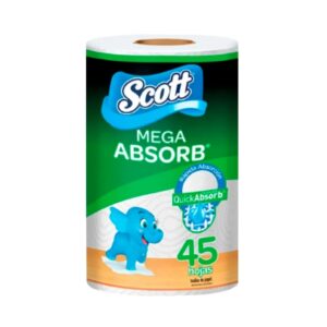TOALLIN MEGA ABSORB X 45 HOJAS (SCOTT)