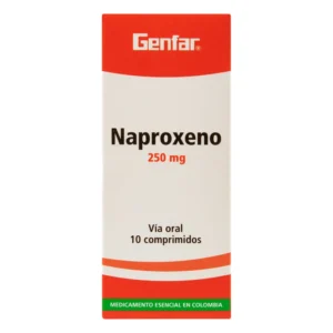NAPROXENO 250MG X 10 TAB (GENFAR/CCM)