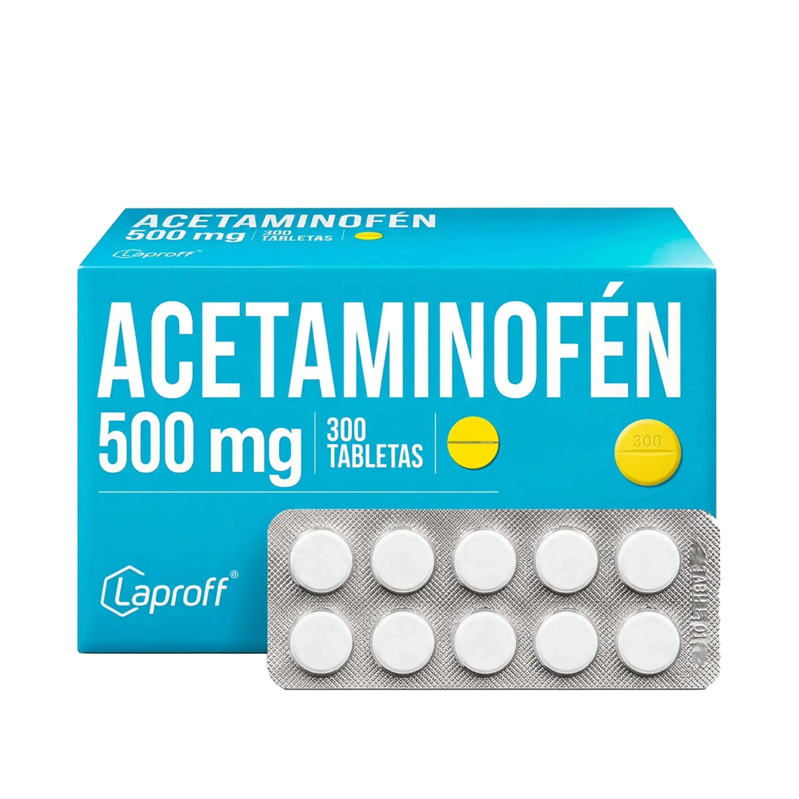 ACETAMINOFEN 500MG X 10 TAB (LAPROFF)