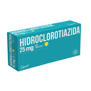 HIDROCLOROTIAZIDA 25MG X 10 TAB (LAPROFF)