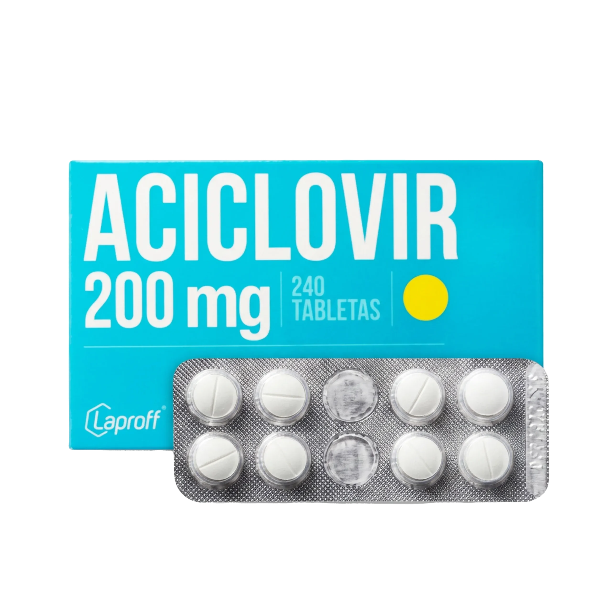 ACICLOVIR 200MG X 8 TAB (LAPROFF)(TABLETAS)