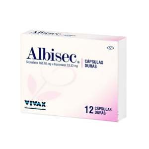 ALBISEC X 12 CAP (ITRACONAZOL/SECNIDAZOL)(TABLETAS)(VIVAX)