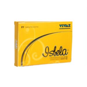 ISBELA 2MG/0.035MG X 21 TAB (CIPROTERONA/ETINILESTRADIOL) (TABLETAS) (VIVAX)