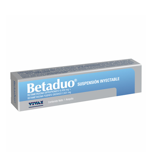 BETADUO AMP X 1ML (BETAMETASONA DIPROPINATO/FOSFATO) (AMPOLLAS) (VIVAX)