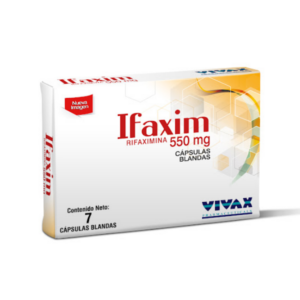 IFAXIM 550MG X 7 CAP (RIFAXIMINA) (PROCAPS) (TABLETAS) (VIVAX)