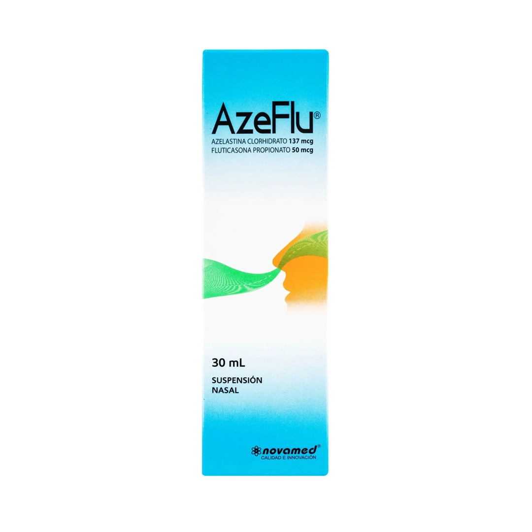 AZEFLU AZELASTINA FLUTICASONA 137/50MCG SUSP NASAL 30ML NOVAMED