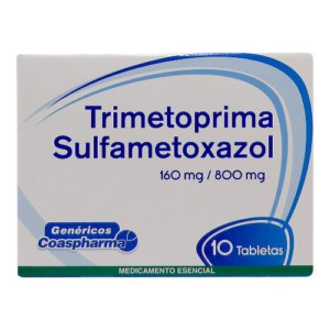 TRIMETOPRIM + SULFAMETOXAZOL 160 MG / 800 MG X 10 TAB (COASPHARMA)