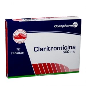 CLARITROMICINA 500MG X 10 TAB (tabletas) COASPHARMA