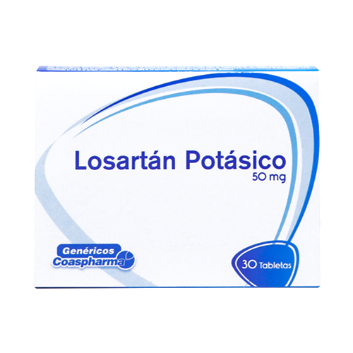 LOSARTAN POTASICO 50MG X 30 TAB (COASPHARMA)
