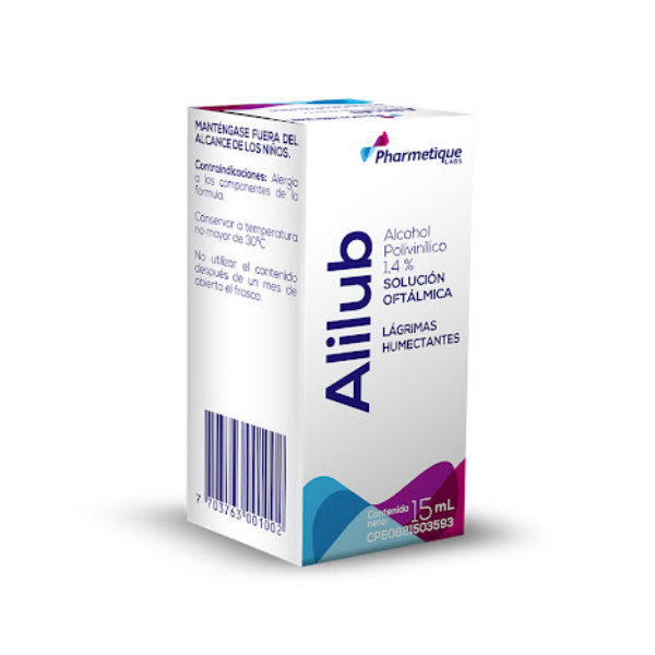 ALILUB SOL OFT LAGRIMAS HUMECTANTES X 15ML (PHARMETIQUE)(GOTAS)
