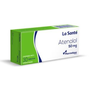 ATENOLOL 50MG X 30 TAB (LA SANTE)