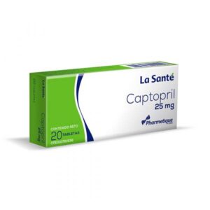 CAPTOPRIL 25MG X 20 TAB (LA SANTE)