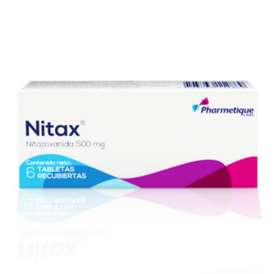 NITAX 500MG X 6 TAB (NITAZOXANIDA)(PHARMETIQUE)