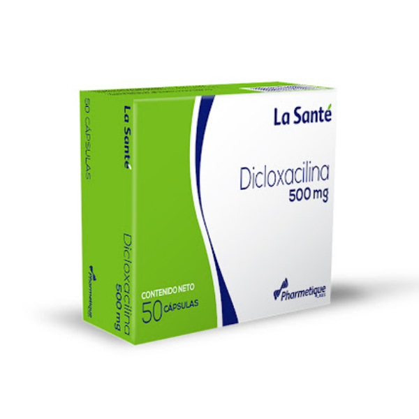 DICLOXACILINA 500MG X 50 CAP (LA SANTE)