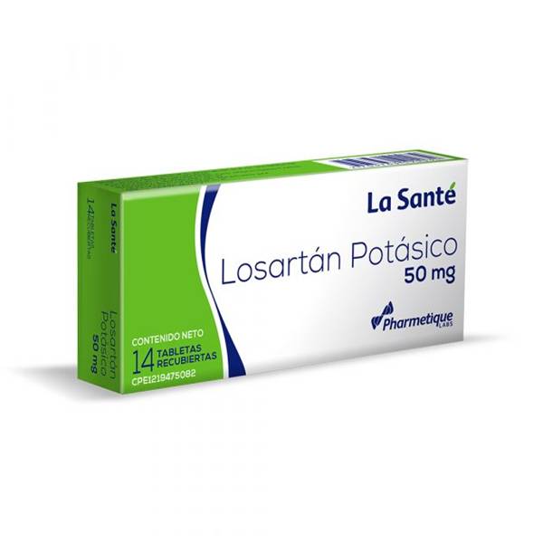 LOSARTAN POTASICO 50MG X 14 TAB (LA SANTE)